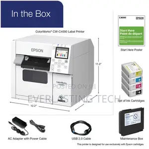 Epson Colorworks Cw-C4000 Color Label Printer