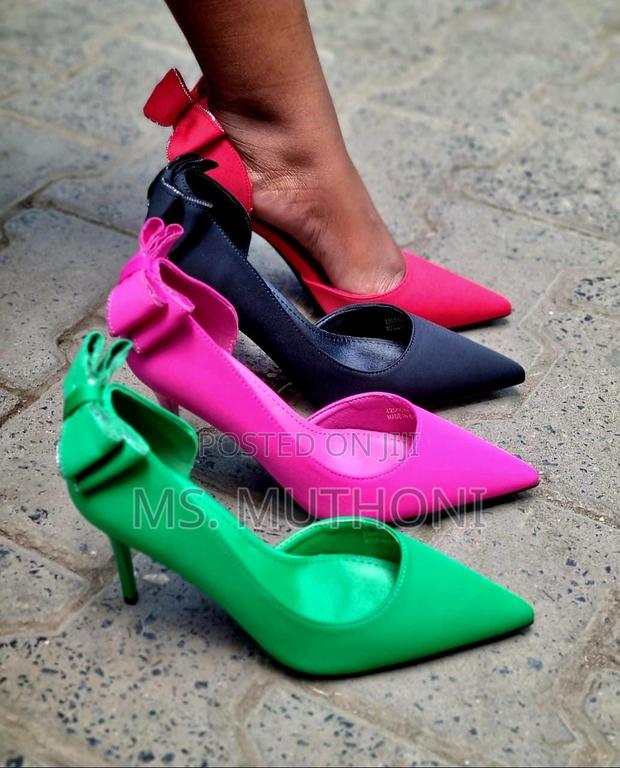 Ladies Solid Bow Knot Heels* - thumbnail 2