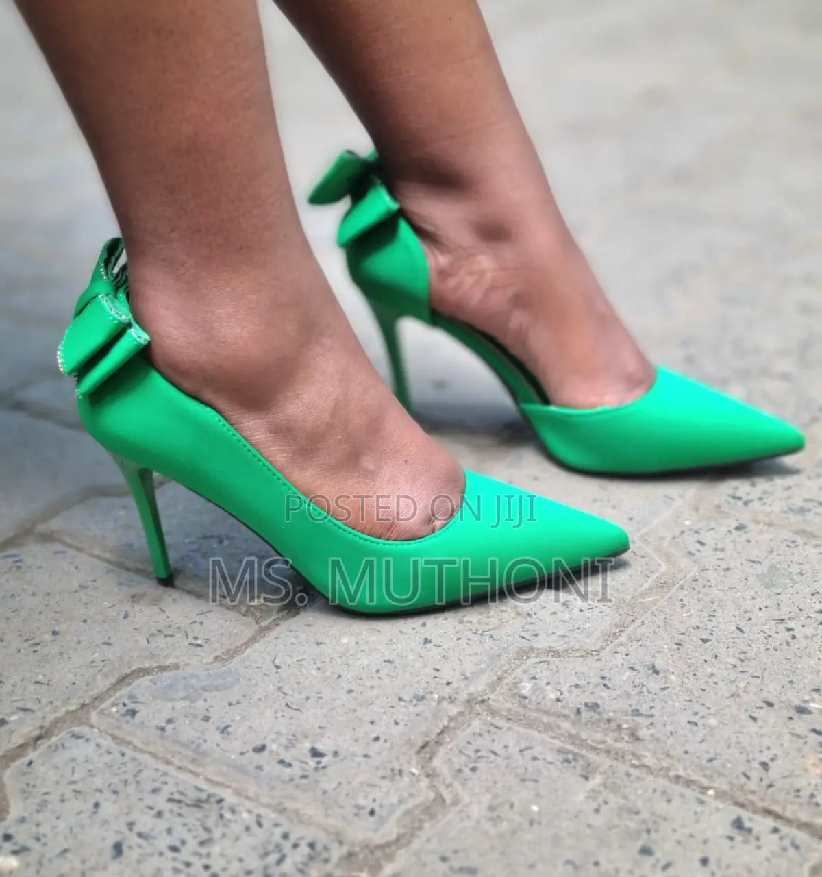 Ladies Solid Bow Knot Heels*