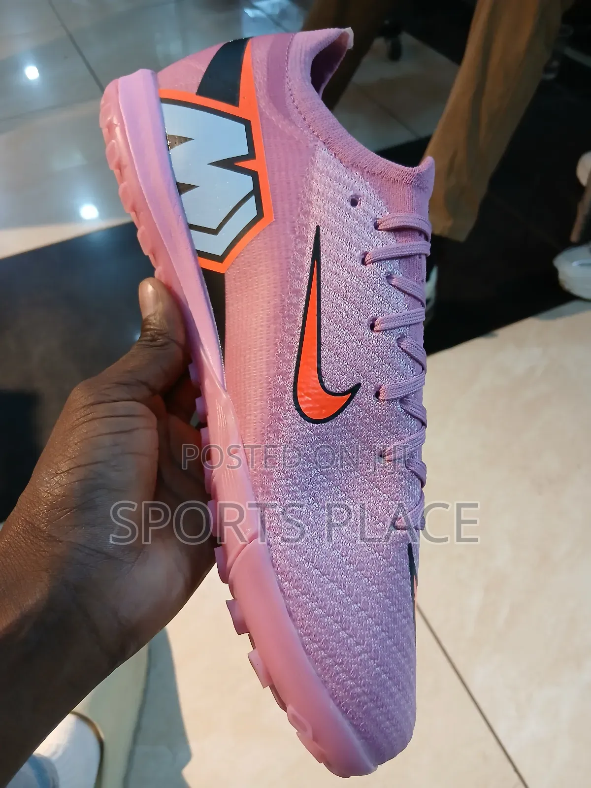 Nike Purple Turf Football Ag Soccer Shoes