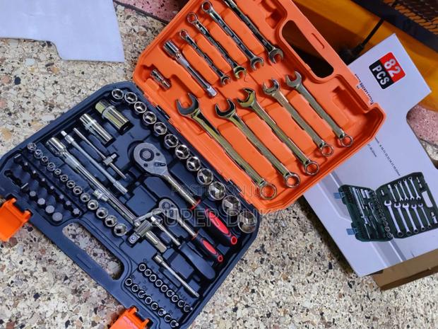 82-Piece Socket Wrench and Spanner Set, - main view
