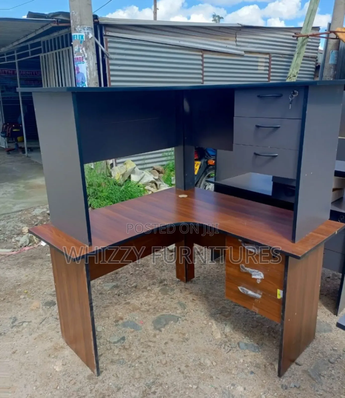 L-Shaped Office Desk 1.2m by 1.2m