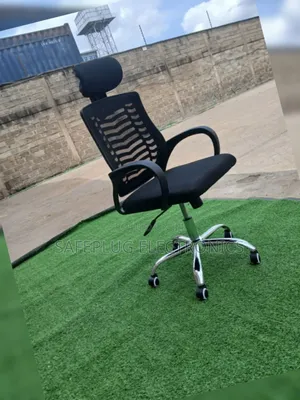 Mesh Office Chair - Headrest Flip-Up Armrests -
