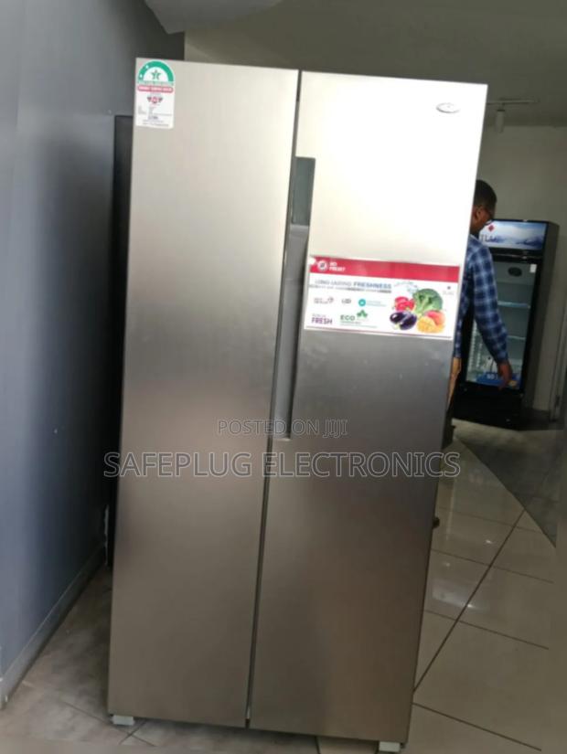 Tlac 430l Side-by-Side Fridge - No Frost Tech + Energy Saver (Grey)