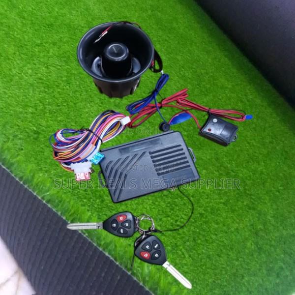 Universal Vehicle Security Alarm System Kit With Flip Key Remote