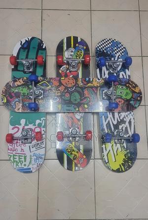 Large Sized Quality Durable Skatting Board With Graffit - main view
