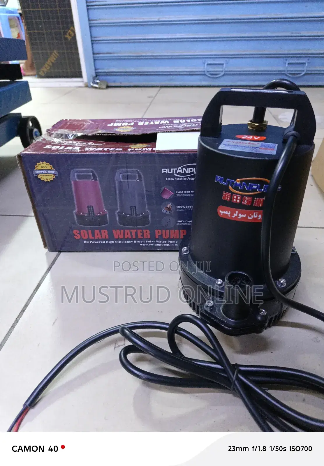 Rutan Solar Water Pump