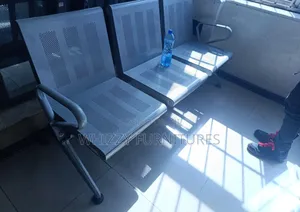 Three-Seater Metal Waiting Bench