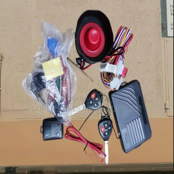 Universal Car Anti-Theft System Kit With Flip Keys and Loud Siren