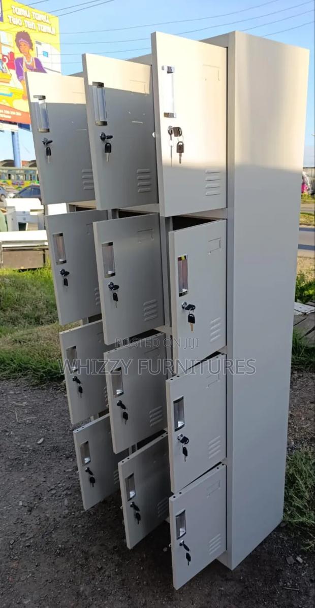 Multi-Compartment Steel Locker Cabinet - main view