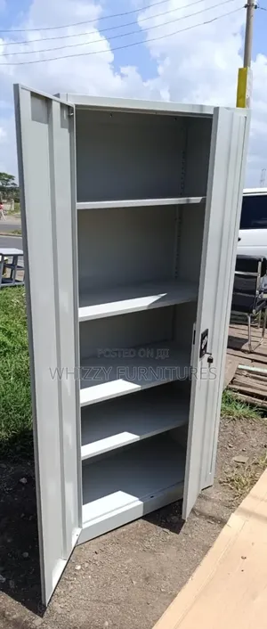 Two-Door Metallic Storage Cabinet