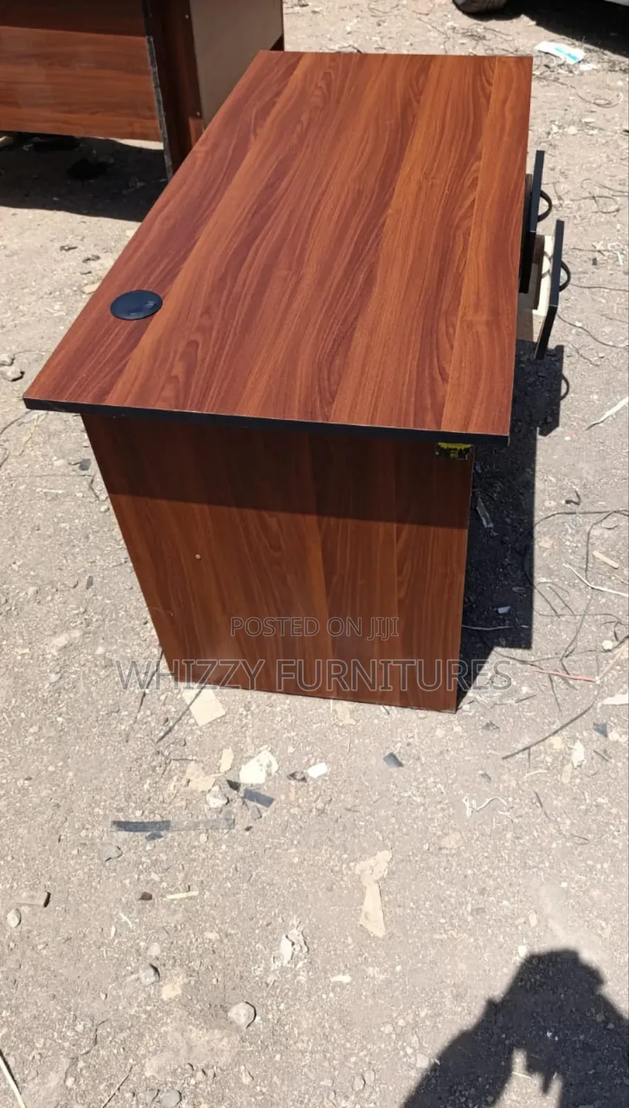 Executive Office Desk With a Wood Finish