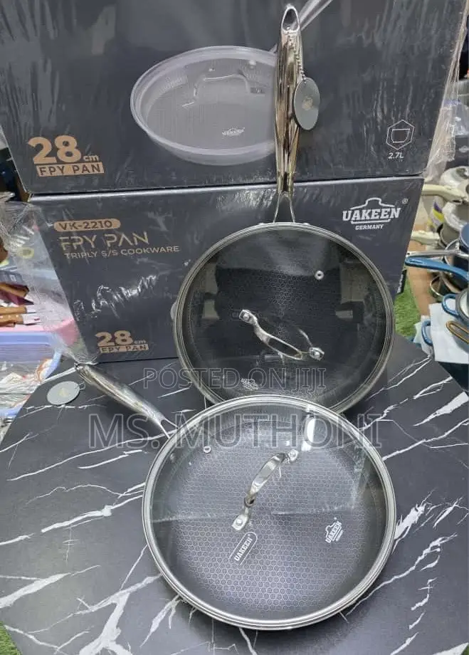 26 Cm / 28 Cm Tripply S/S Stainless Skillets