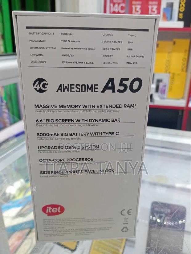 New Itel A50 128 GB Black - thumbnail 3