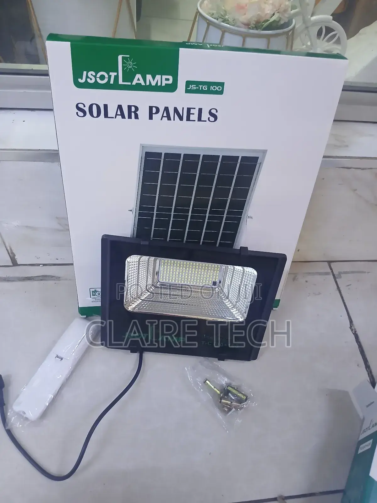 Js-Tg100 Watts Solar Floodlight