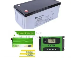 Solar100ah Sunnypex Gel Battery + Inverter + Charge Controller