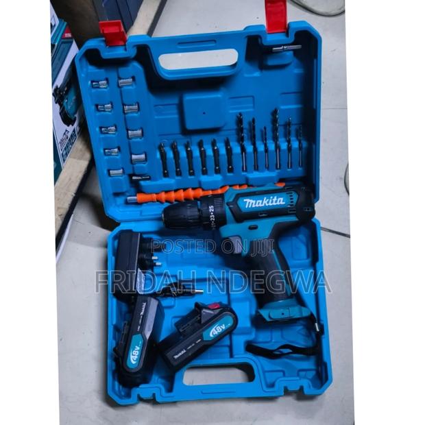 Makita 48v Cordless Drill With Accessories - main view