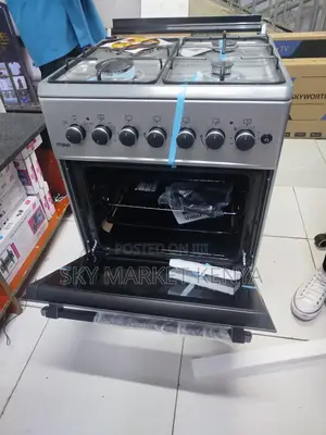 Brand New Mika Standing Cooker 58×58 Cm 3 Gas + 1 Electric Hot Plate