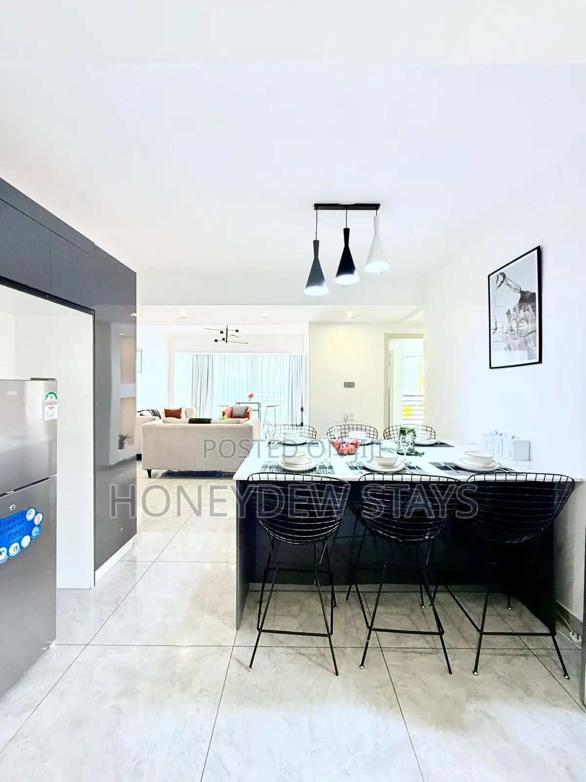 Furnished 3-Bedroom Apartment at Perry West Residency, Kilimani