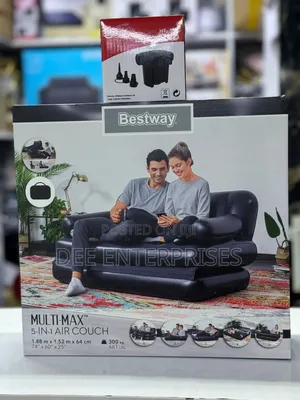 5 In1 2 Seater Bestway Inflatable Pullout Sofa + Free Electric Pump