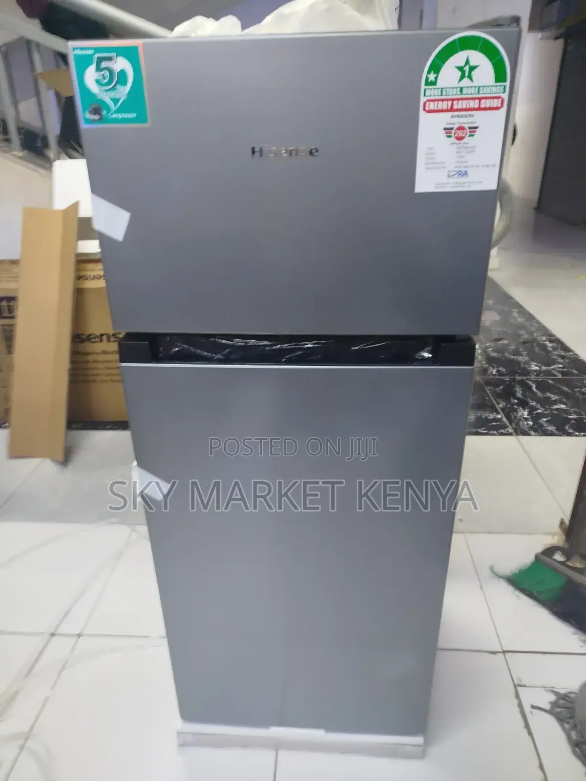Brand New Hisense Fridge Ref120 Dr Double Door Fridge