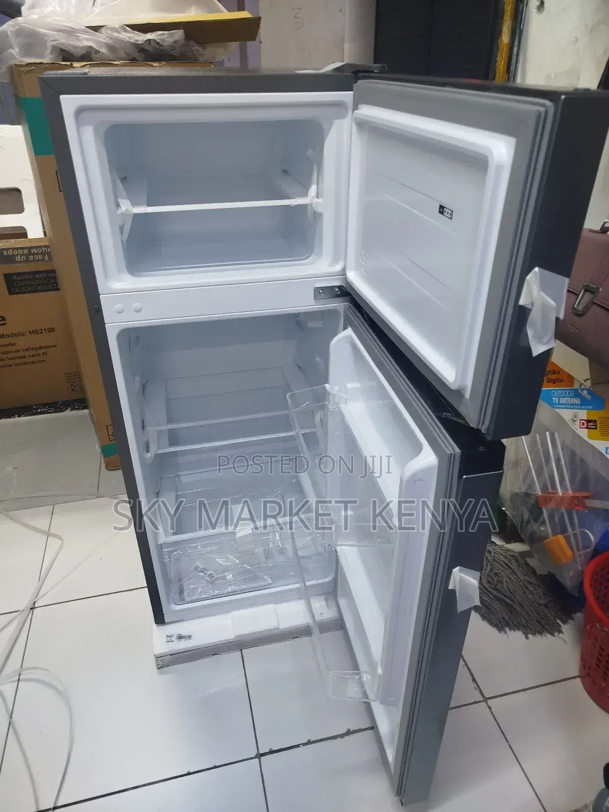 Brand New Hisense Fridge Ref120 Dr Double Door Fridge