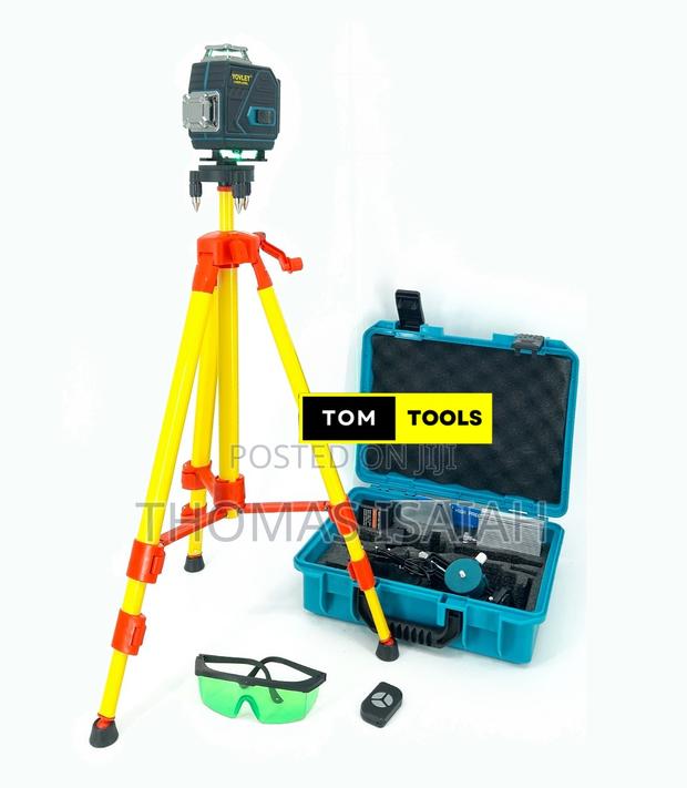3d Cross Line Self-Leveling Laser Level Meter With Tripod St - thumbnail 3