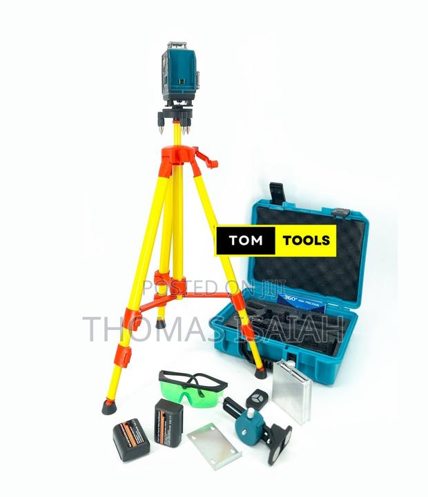 3d Cross Line Self-Leveling Laser Level Meter With Tripod St - thumbnail 4