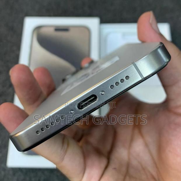 Apple iPhone 15 Pro Max 256 GB Silver - thumbnail 4