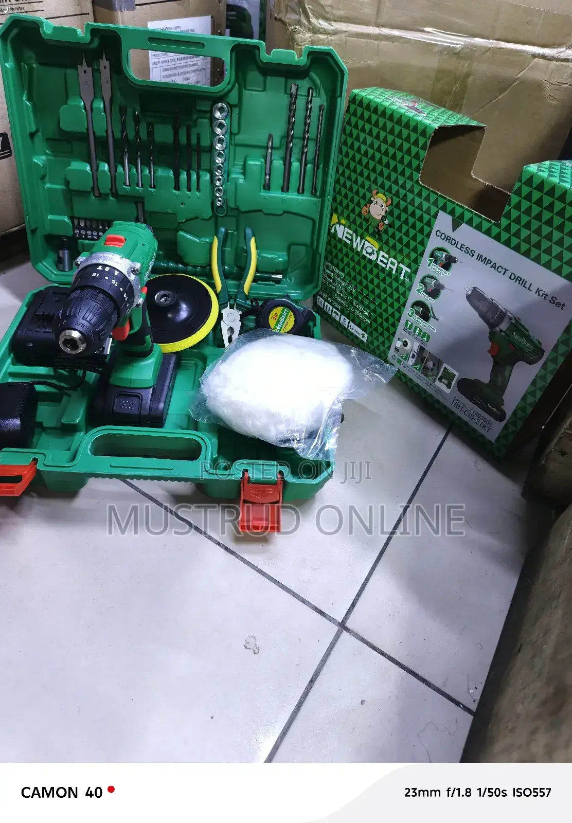 Newbeat Portable 21v Cordless Impact Drill