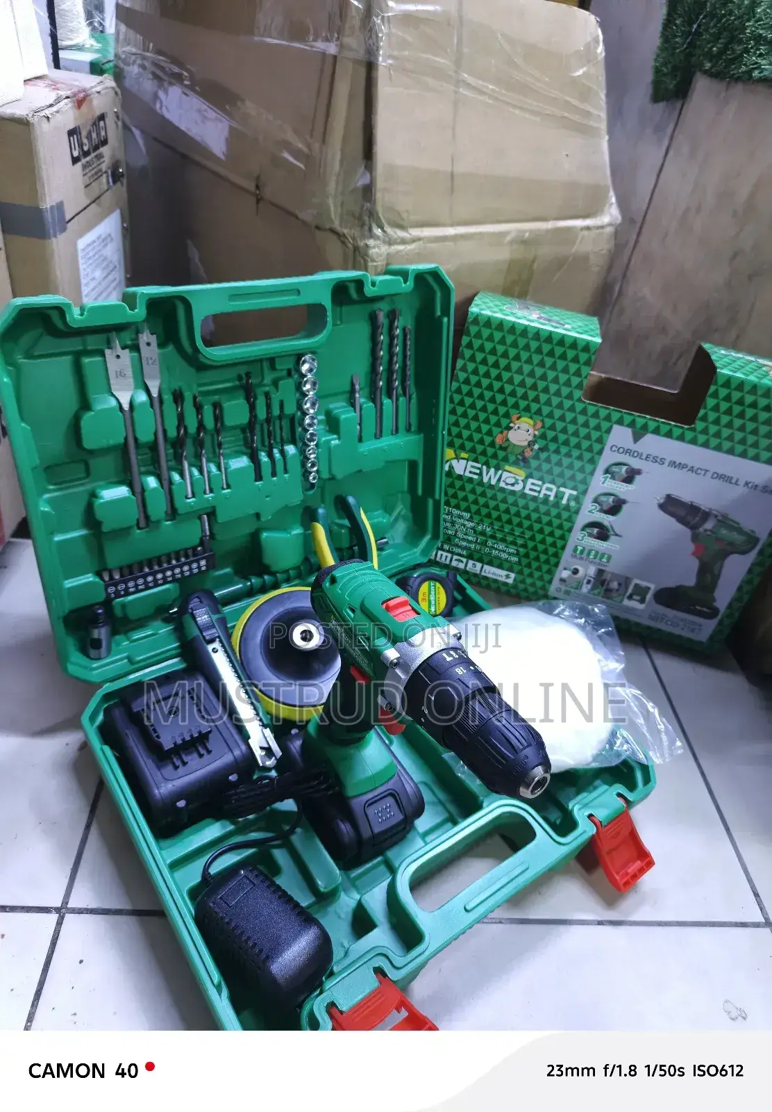 Newbeat Portable 21v Cordless Impact Drill