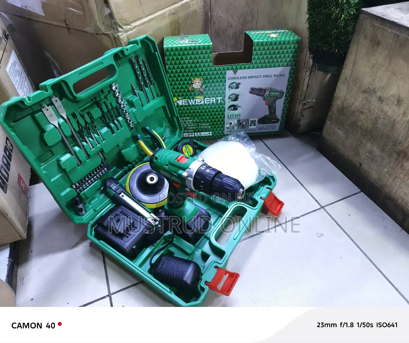 Newbeat 21v Cordless Drill and Impact Driver
