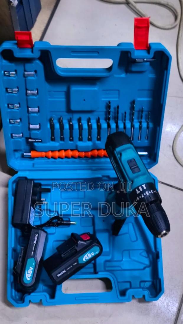 Makita 48v Cordless Drill With Accessories. - thumbnail 3