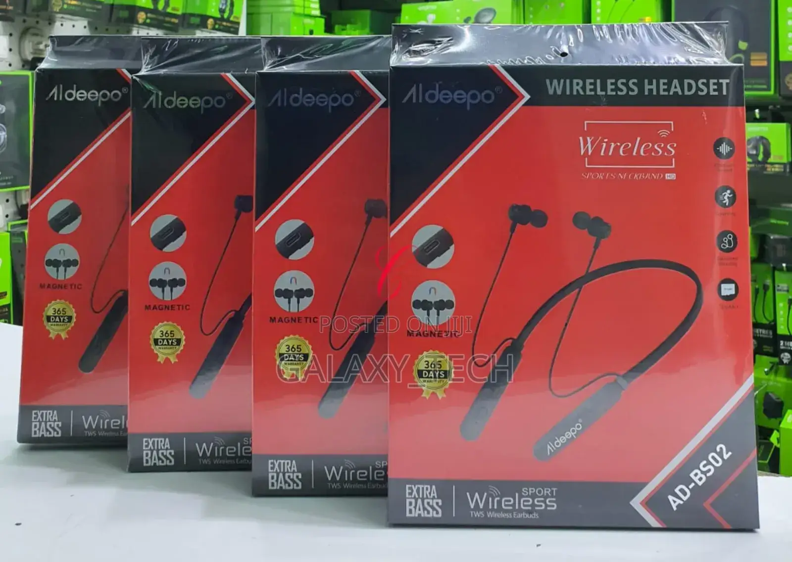Aldeepo Neckbands Ad-Bs02//Magnetic Wireless Neckbands