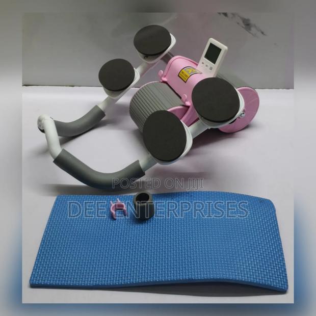 4 Elbow Pad Automatic Rebound Healthy Abdominal Wheel