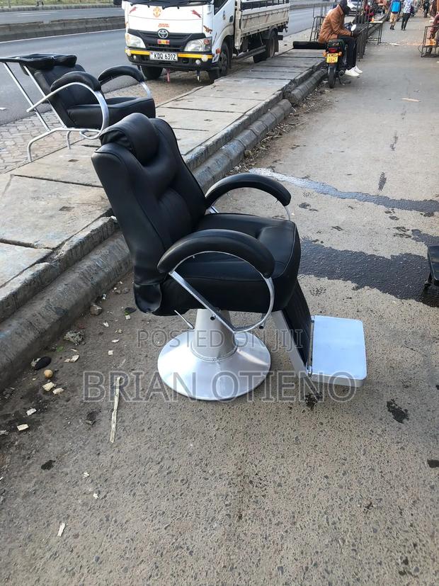 Silver Base Strong Metal Barber Chairs