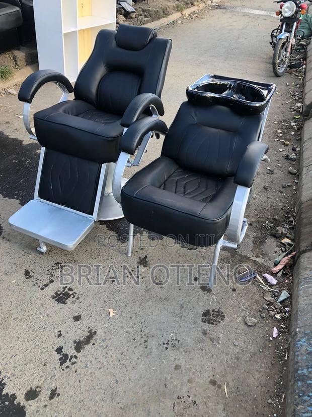 Shampoo Sink With a Barber Chairs - main view
