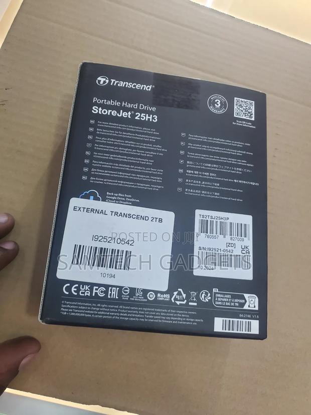 Transcend Hard Disk 2 Terabyte - thumbnail 4