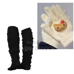 Winter Warm Set With Leg Warmer and Gloves