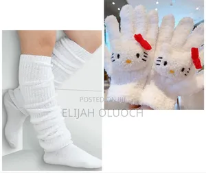 Winter Warm Set With Leg Warmer and Gloves
