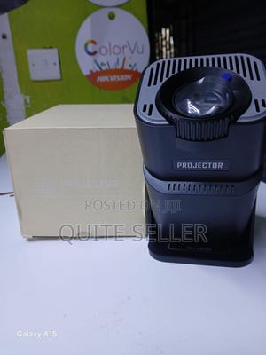 Smart Mini Projector Hy320 Android 13 1080p in Build Sound Google Play - thumbnail 2
