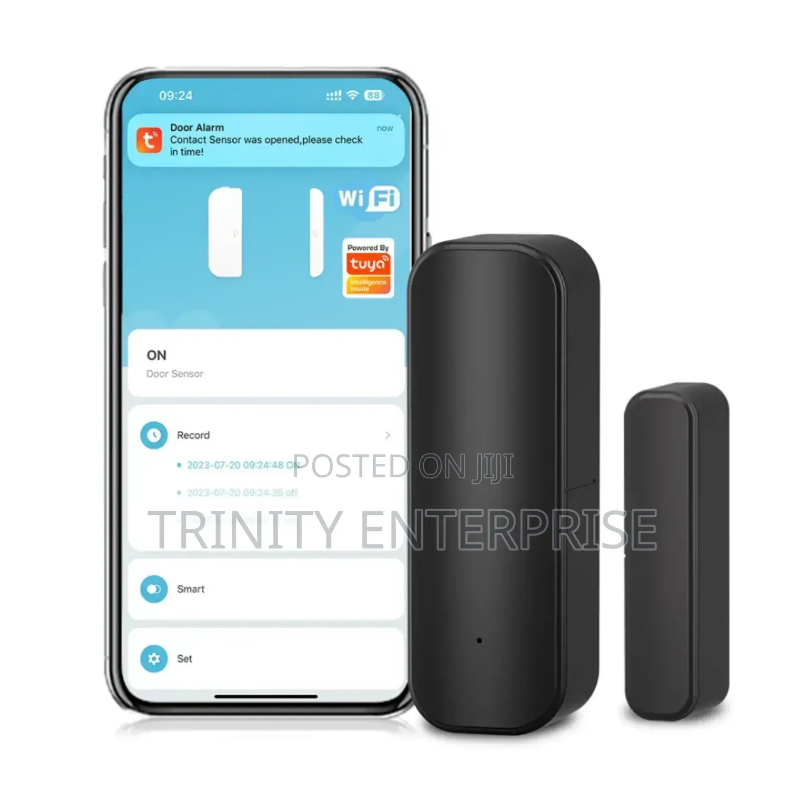 Door Sensor Wifi Magnetic Detector Home Alarm System 433mhz