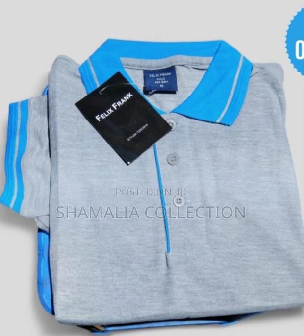 Grey Blue and Beige White Polo Tshirts