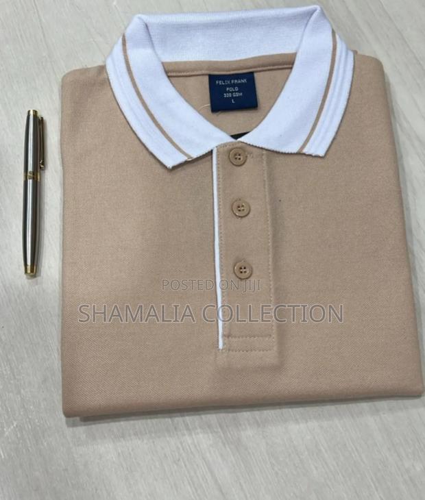 Grey Blue and Beige White Polo Tshirts - thumbnail 2