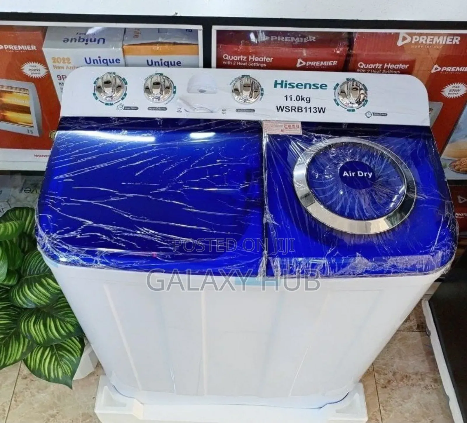 Hisense Twin Tub Top Load Semi Automatic Washing Machines 14kgs
