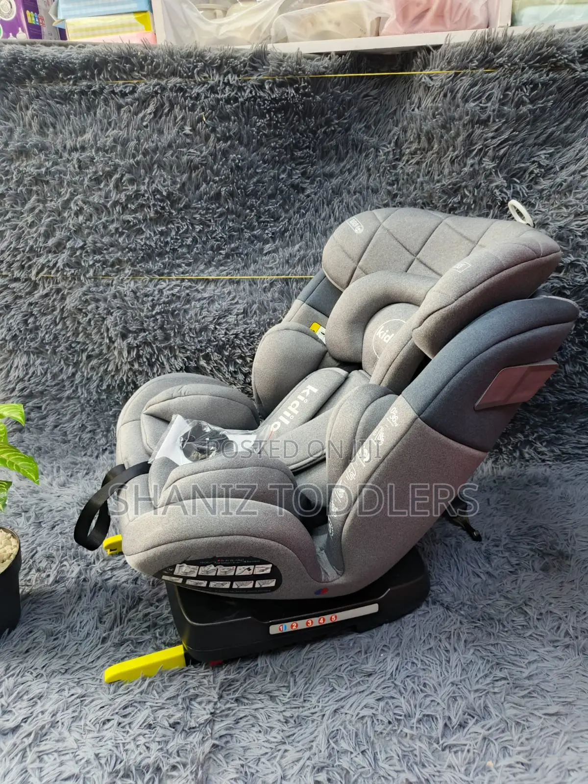 Kidilo Convertible Baby Car Seat With Isofix (0–36kg)