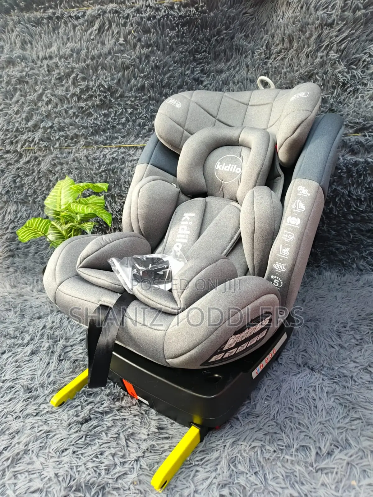 Kidilo Convertible Baby Car Seat With Isofix (0–36kg)