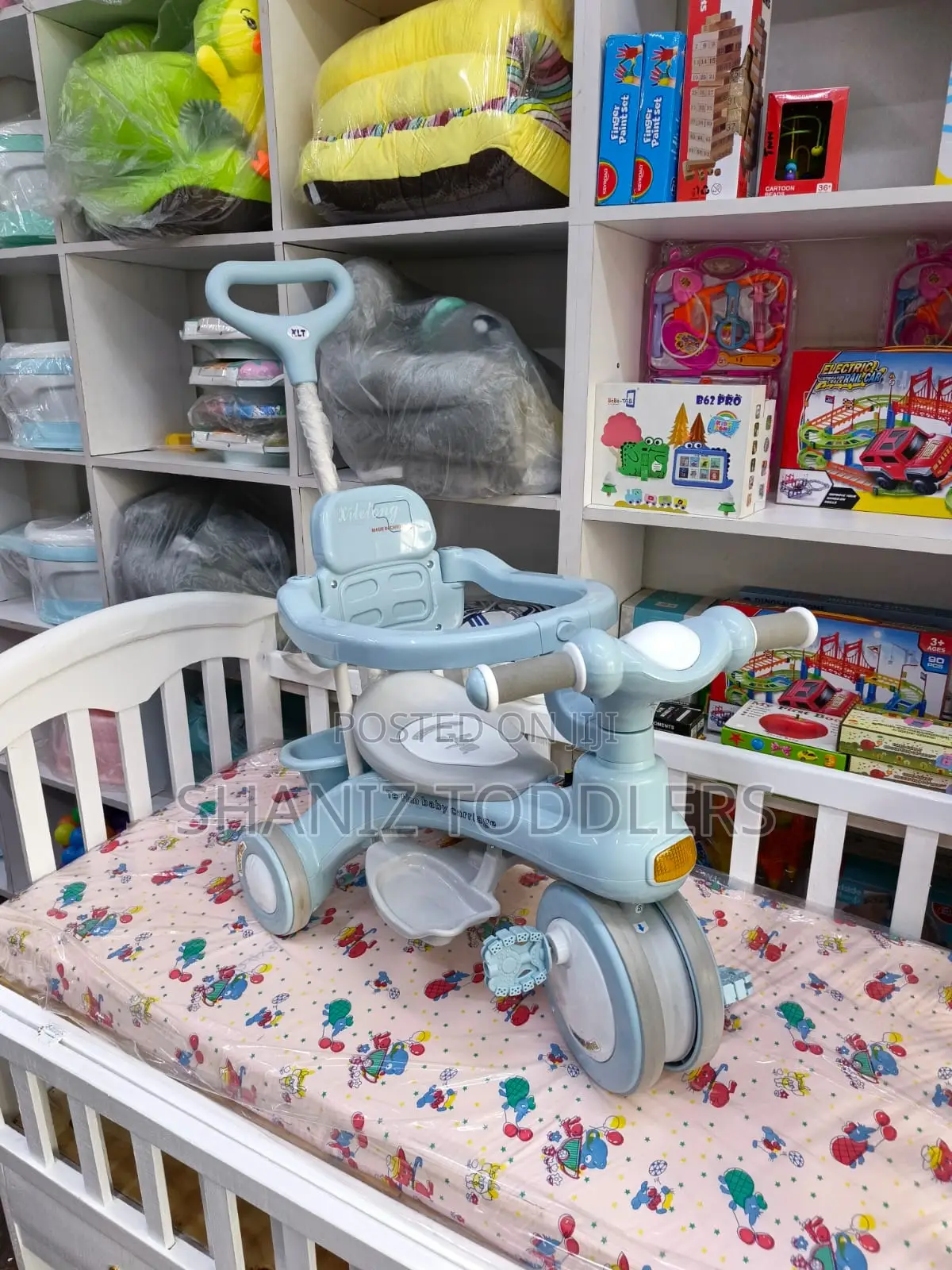 Push Tricycle Ride on Toy for Kids (6 Months–4 Years)