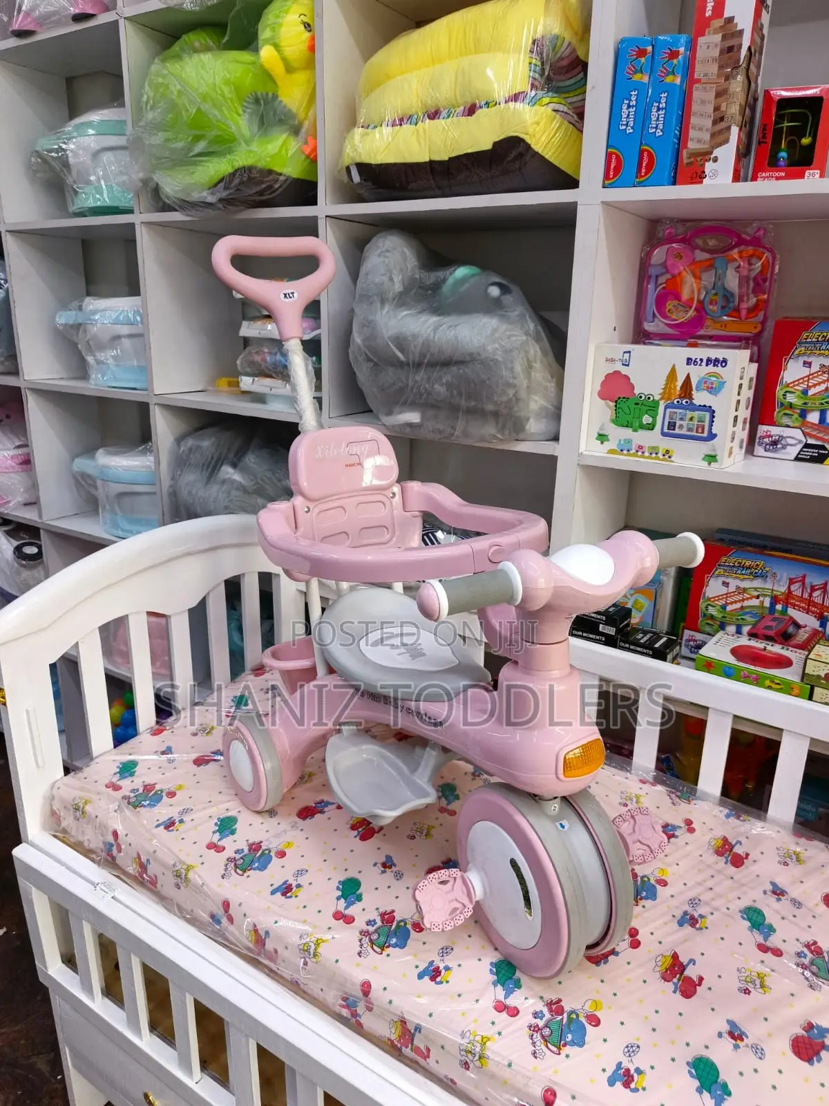 Toddler Push Tricycle Ride on (6 Months to 4 Years)