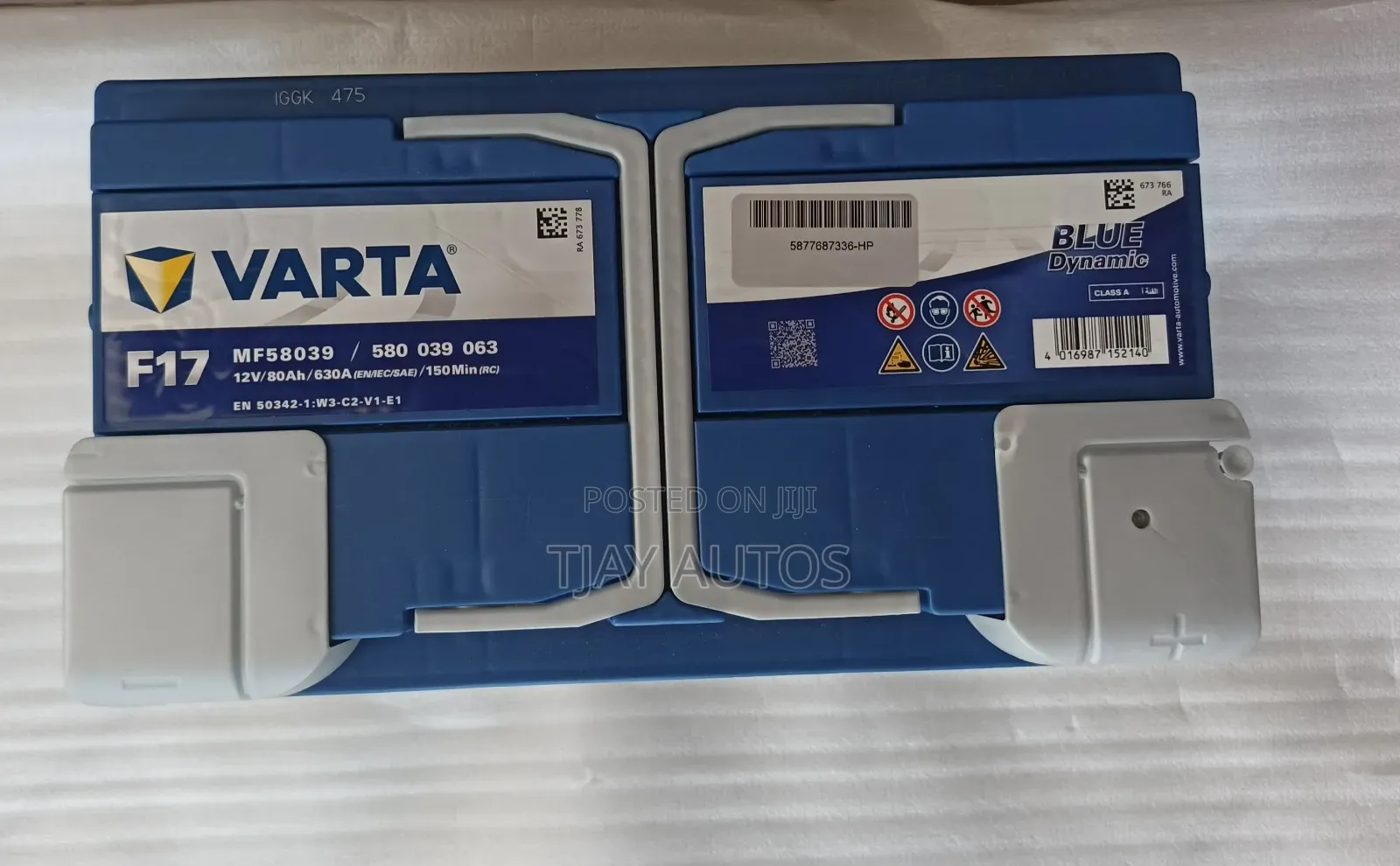 Mercedes Benz Varta Main Battery Din 80(12v 80ah)